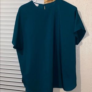 Emerald green blouse